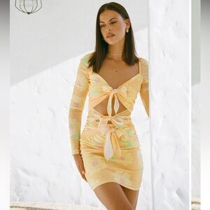 NWT Sabo Skirt Noor cutout dress